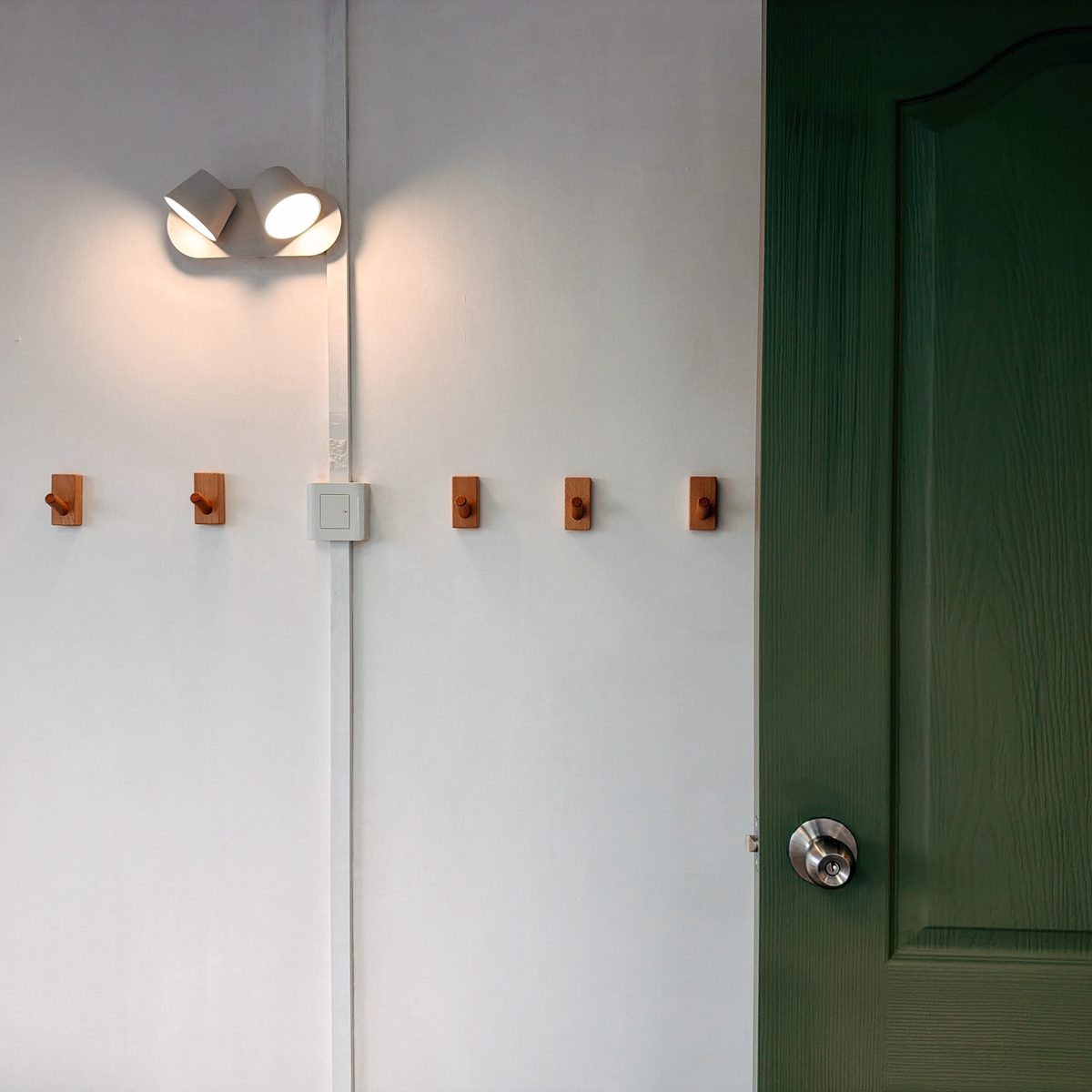 掛鉤牆同綠門